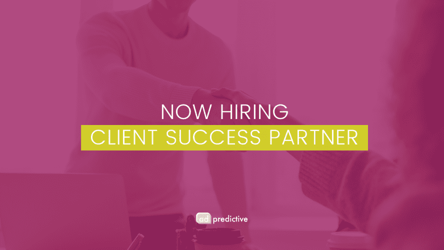now hiring client success partner