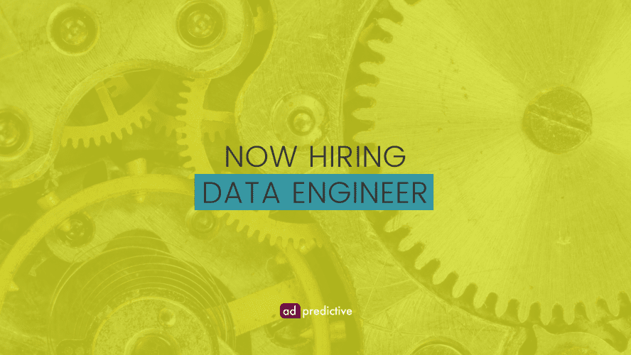 Now hiring Data Engineer