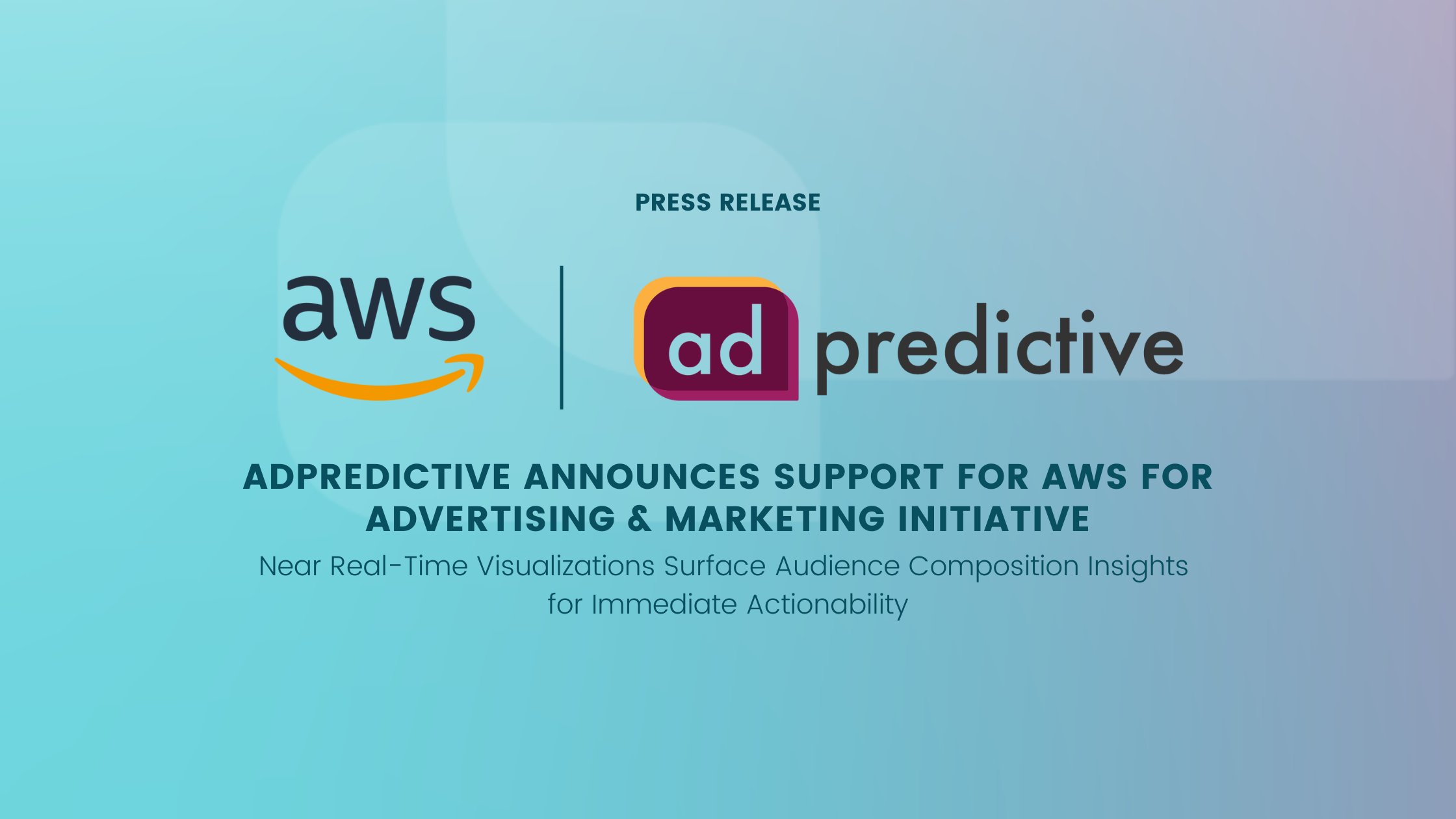 Featured image for “AdPredictive Announces Support for AWS for Advertising & Marketing Initiative”